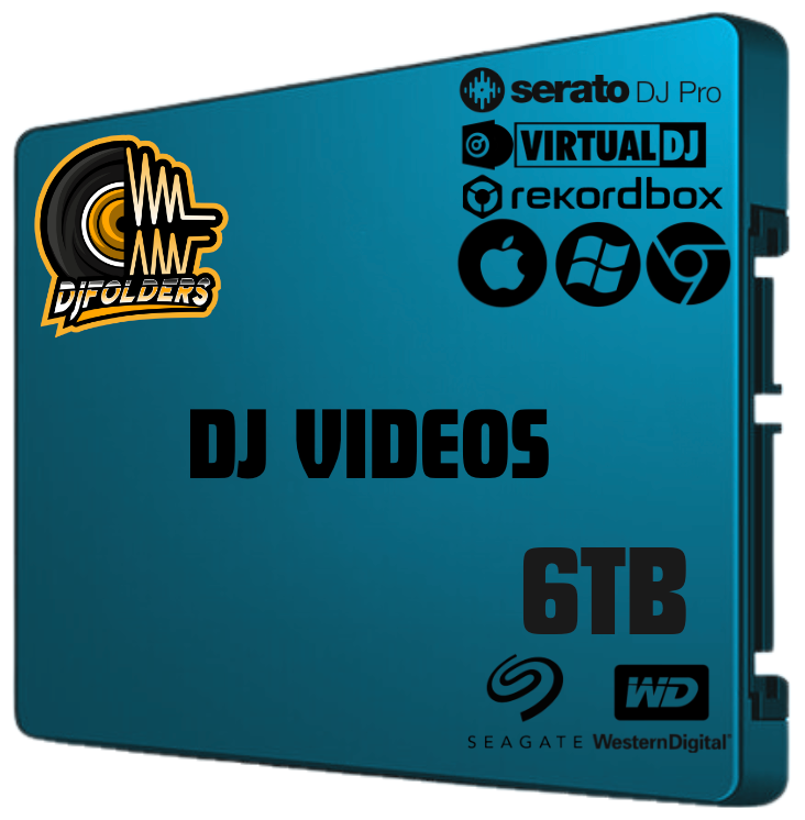 6TB VDJ READY HDD [DJ Music Videos]