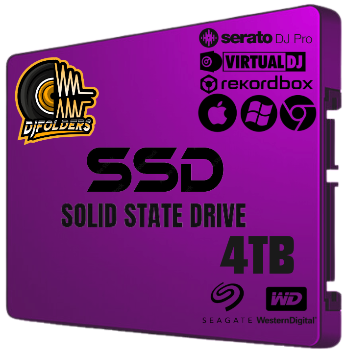 4TB Dj Ready Solid State Drive(3.7tb)