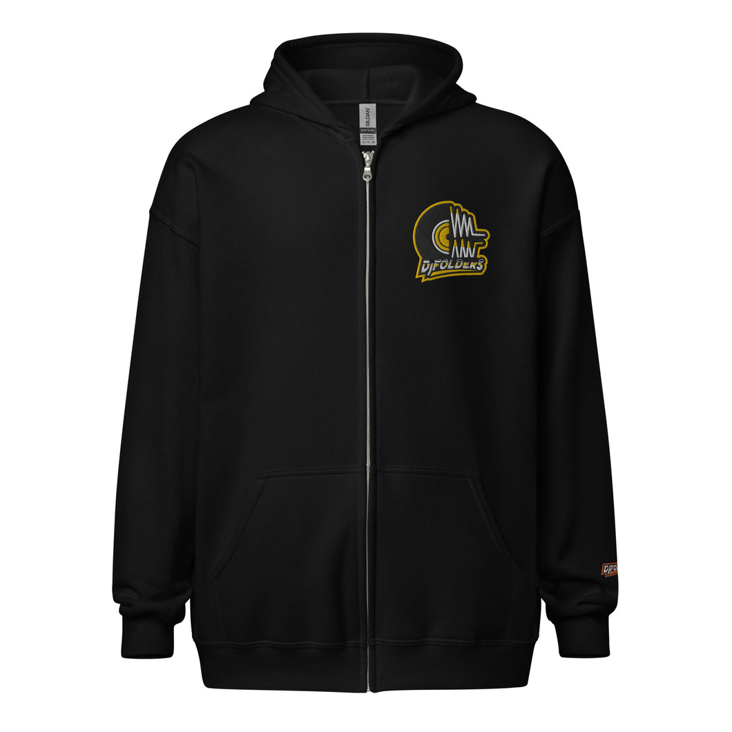 Heavy Blend Zip Hoodie [Embroidered]